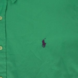 Polo by Ralph Lauren Shirts - Ralph Lauren SS Green Featherweight Twill Shirt Polo by Ralph Lauren Shirts - Ralph Lauren SS Green Featherweight Twill Shirt